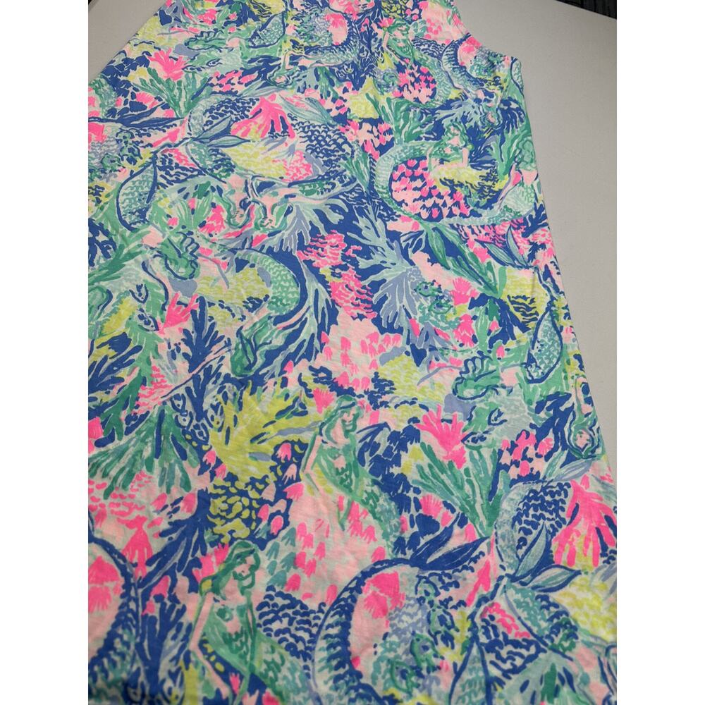 Women's Lilly Pulitzer Margot Dress In Mermaid Cove Dress Size XXS - Picture 6 of 6
